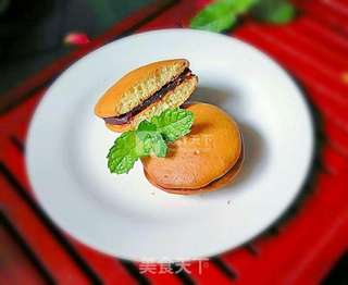 豆沙夹心饼干的做法步骤:12