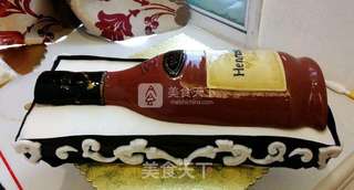 翻糖蛋糕--洋酒礼盒的做法步骤:9