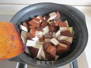 腊肉炒香干的做法步骤:6