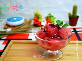 西瓜蜂蜜冰棍的做法步骤:13