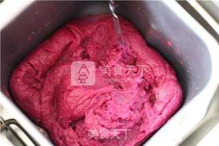 ACA AB-2CM15全自动面包机】奶香紫薯糕的做法步骤:8