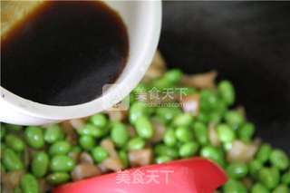 毛豆炒萝卜干的做法步骤:7