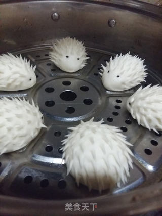 刺猬小馒头的做法步骤:7