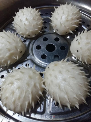 刺猬小馒头的做法步骤:8
