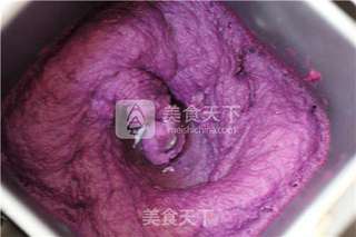ACA AB-2CM15全自动面包机】奶香紫薯糕的做法步骤:4