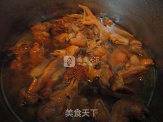 鸡肉炖粉条的做法步骤:9