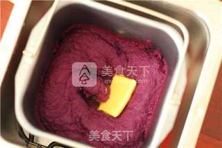 ACA AB-2CM15全自动面包机】奶香紫薯糕的做法步骤:5