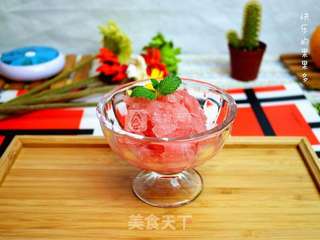 西瓜蜂蜜冰棍的做法步骤:11