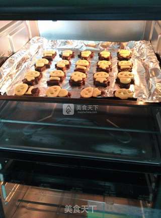 熊猫饼干的做法步骤:8