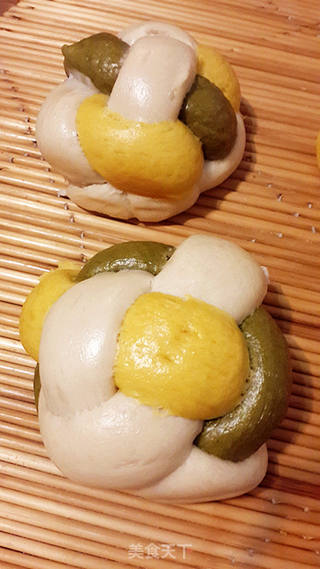 绣球馒头的做法步骤:14