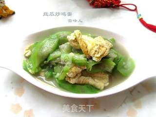 丝瓜炒鸡蛋的做法步骤:7
