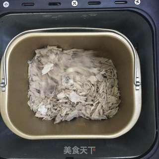 面包机自制肉松的做法步骤:8
