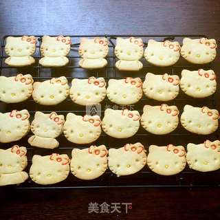 Kitty猫巧克力饼干的做法步骤:17