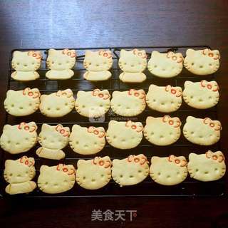 Kitty猫巧克力饼干的做法步骤:16