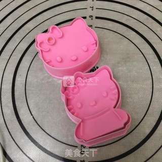 Kitty猫巧克力饼干的做法步骤:2