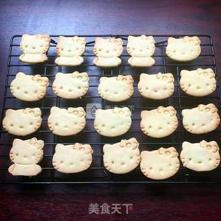 Kitty猫巧克力饼干的做法步骤:14