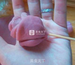 七夕玫瑰花饼干的做法步骤:14