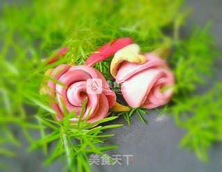 七夕玫瑰花饼干的做法步骤:17