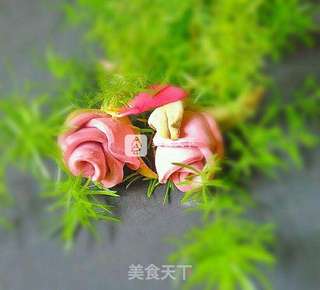七夕玫瑰花饼干的做法步骤:18