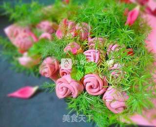 七夕玫瑰花饼干的做法步骤:23