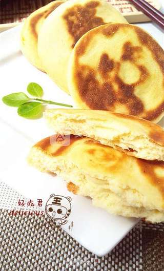 奶香玉米饼的做法步骤:16