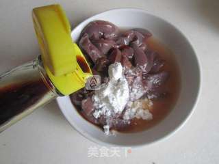 酸豆角炒腰花的做法步骤:8