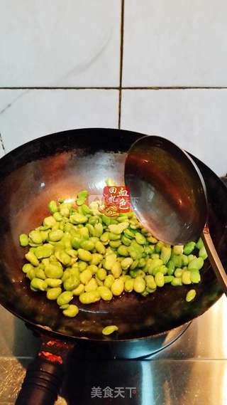素食主义—鲜蘑炒南豆的做法步骤:3