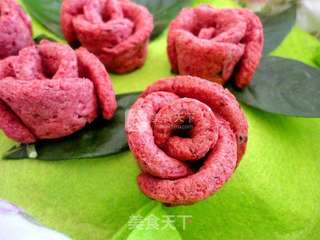 玫瑰花饼干的做法步骤:15