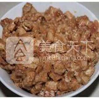 【无骨肉馅饼】--妈妈说，豆腐就是没有骨头的肉的做法步骤：4