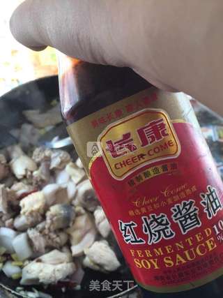 口蘑烧鸡的做法步骤:8