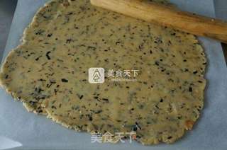海苔肉松咸饼干的做法步骤:11
