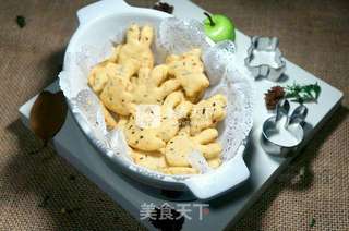 海苔肉松咸饼干的做法步骤:14