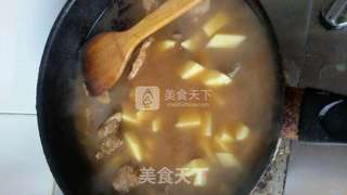 土豆炖排骨的做法步骤:9