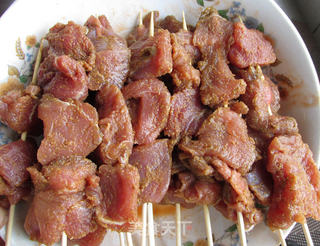 孜然羊肉串的做法步骤:5
