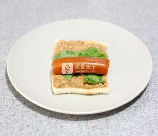 超强美味卷起来-----花生酱吐司卷的做法步骤:5