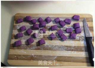 紫薯芋圆的做法步骤:5