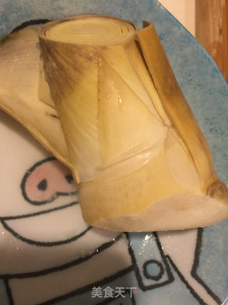鮮筍沙拉的做法步骤:5