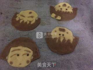 绿豆卡通饼干的做法步骤:8