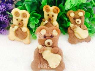 绿豆卡通饼干的做法步骤:12