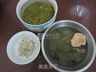 夏日饮品—海带绿豆糖水的做法步骤:2