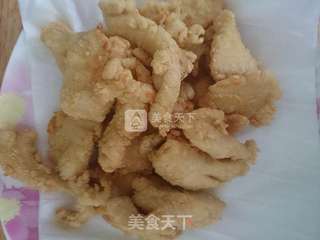 糖醋里脊的做法步骤:4