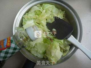 手撕包菜的做法步骤:7