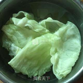翡翠包肉卷的做法步骤:2