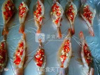 蒜香开背虾的做法步骤:7