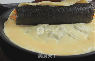 3种家常紫菜包饭(牛肉,金枪鱼,蛋卷)的做法步骤:14