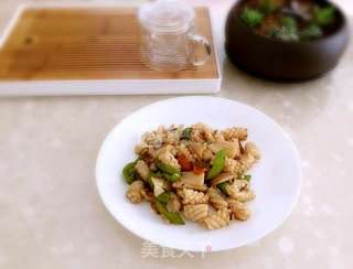 辣炒鱿鱼卷的做法步骤：7
