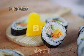 3种家常紫菜包饭(牛肉,金枪鱼,蛋卷)的做法步骤:15