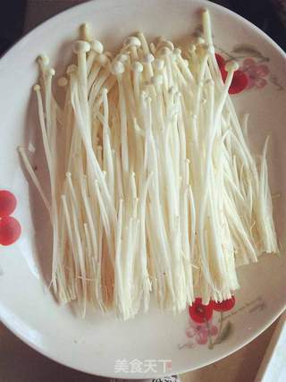 葱油剁椒金针菇的做法步骤:4