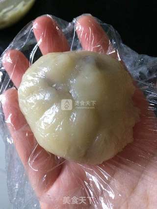 红豆糯米糍的做法步骤:8