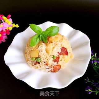 土豆腊肠焖饭的做法步骤:15